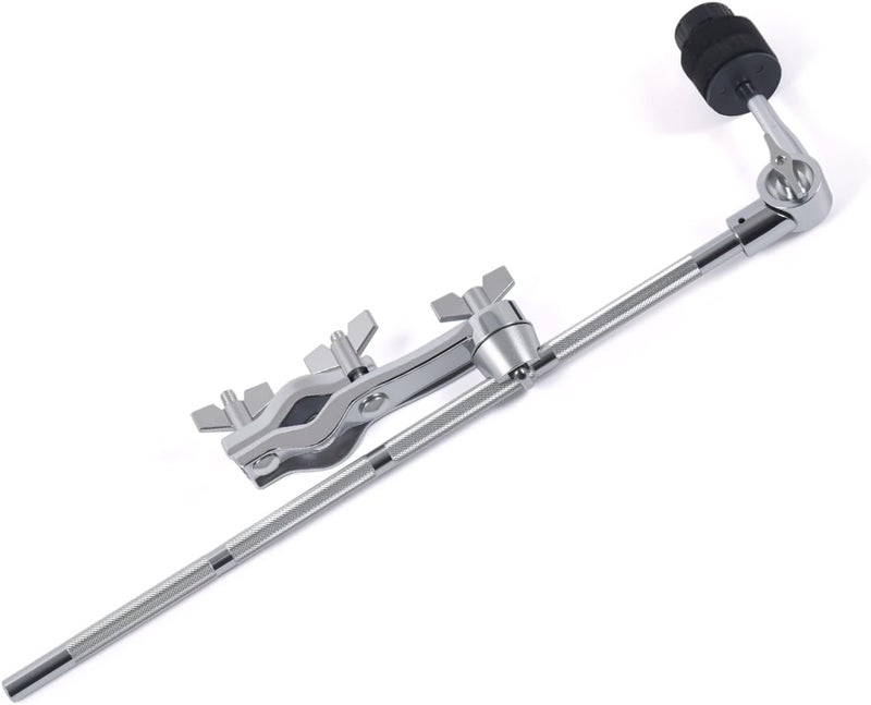 Seteol Cymbal Boom Arm Holder with Clamp, L-Arm Rod with Bracket Holder Extension Arm Attachment, Cymbal Stand Mount for Drum Hardware Cymbal Stand Percussion Instrument Accessories (Long/30CM Arm) - Image 1